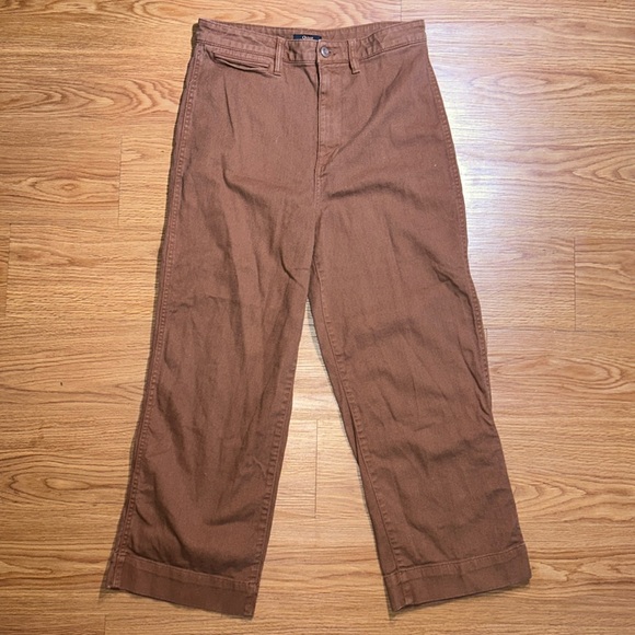 Quince Organic Stretch Cotton Twill Straight Leg
Cropped Pants - Picture 2 of 10